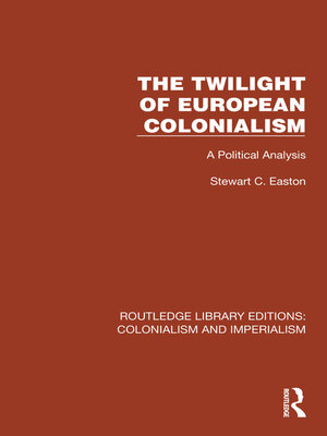 cover image of The Twilight of European Colonialism